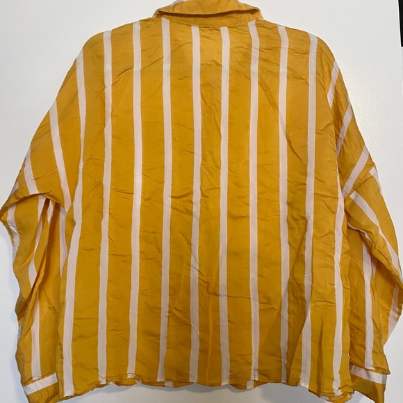 SOLD Top Shop Yellow Blouse Size 4 - Picture 7 of 8